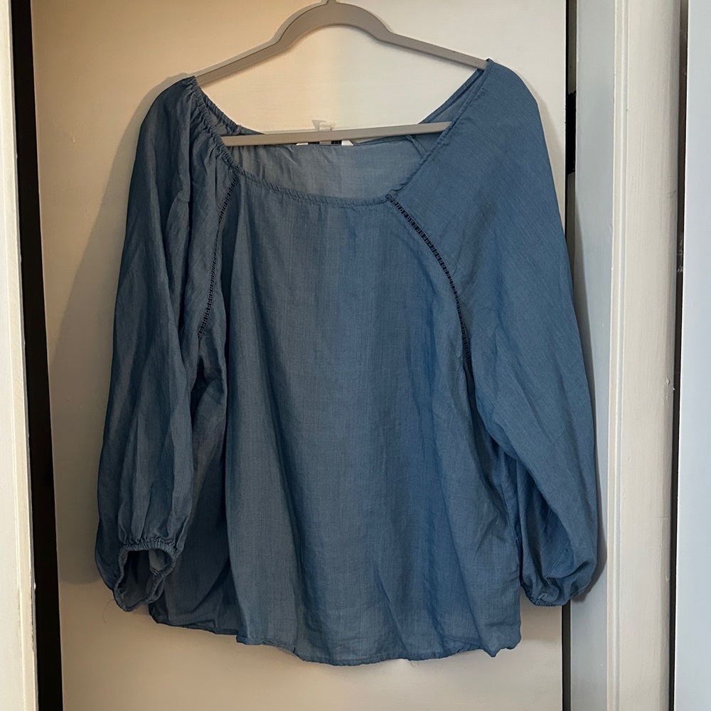 Liverpool Denim Blue Women's Blouse